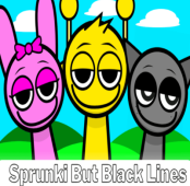 Sprunki But Black Lines