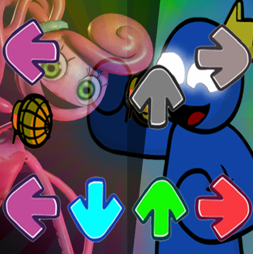 FNF Rainbow Friends Battle Mod - Play UNBLOCKED FNF Rainbow Friends Battle  Mod on DooDooLove